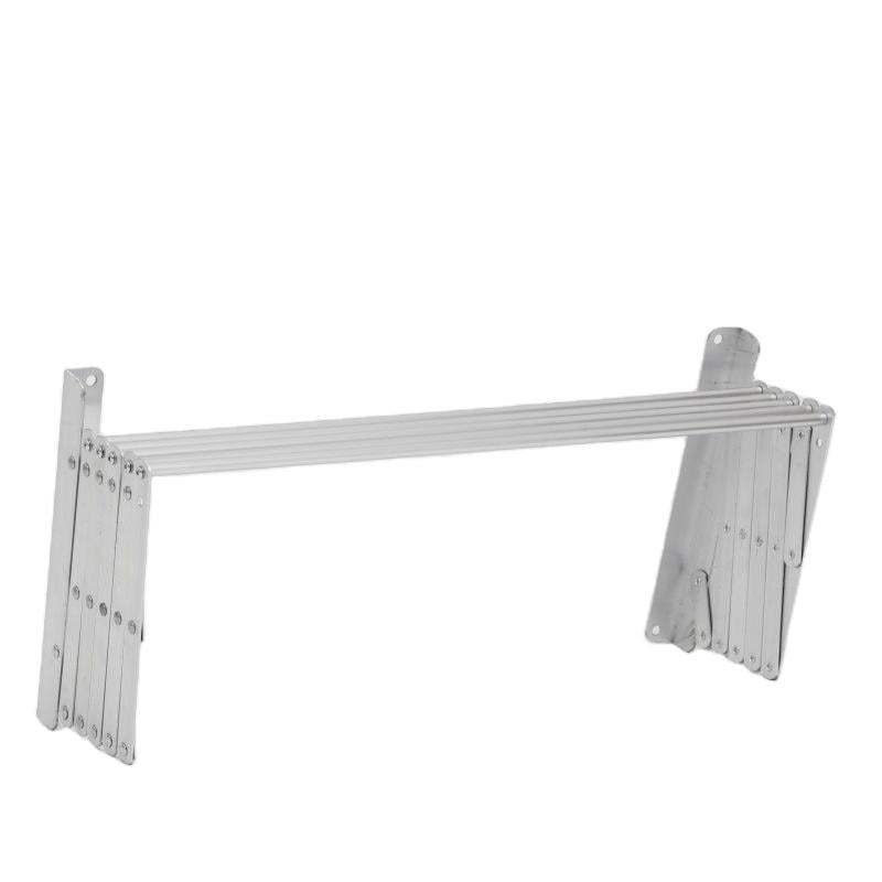 Вішалка-сушарка настінна LS-7826 розсувна для одягу 100х70х26,5 см White (784780573) - фото 3