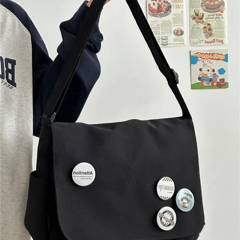 Сумка для девочки для школы/института с карманами Черный (А532) - фото 2 Сумка для девочки для школы/института с карманами Черный (А532) - фото 2