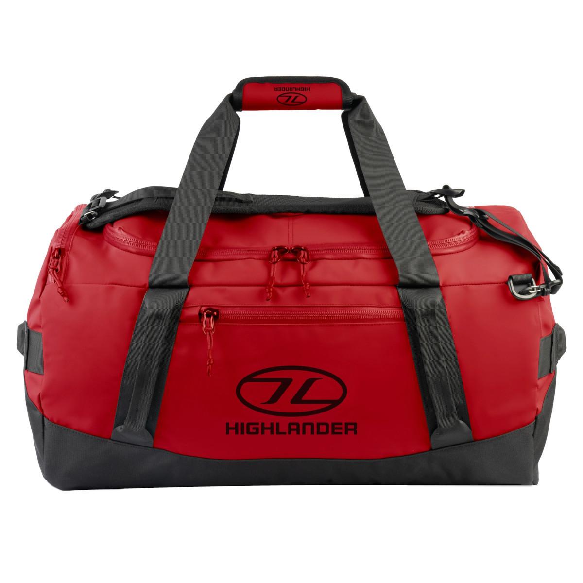 Сумка дорожная водозащитная Highlander Hauler Duffel 65 л Red (931641)
