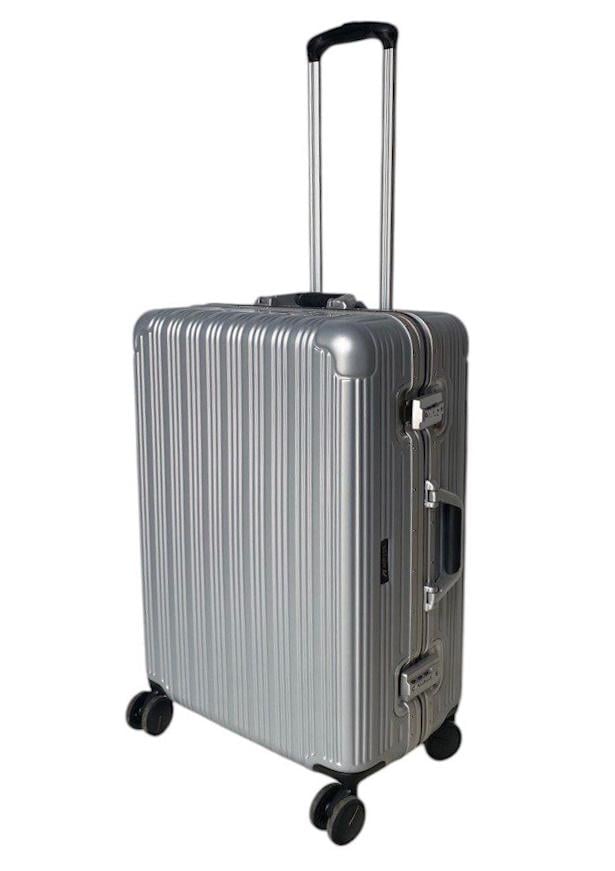 Валіза середня Airtex 228 полікарбонат M Срібний