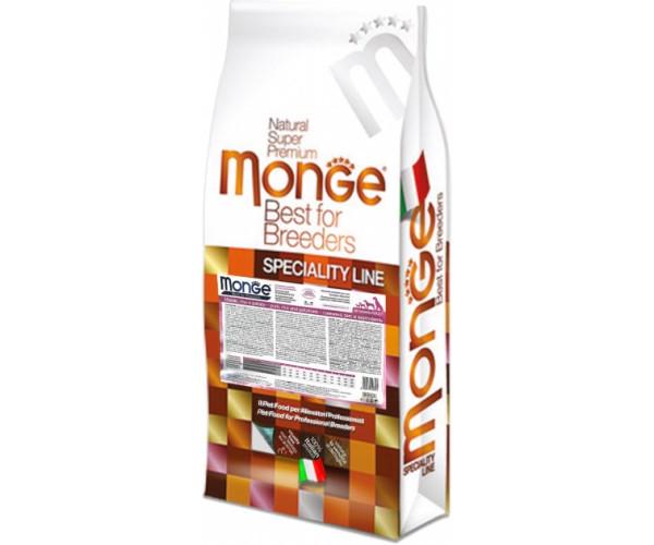 Корм сухий Monge Dog Breeder Pork Rice зі смаком свинини для собак 15 кг