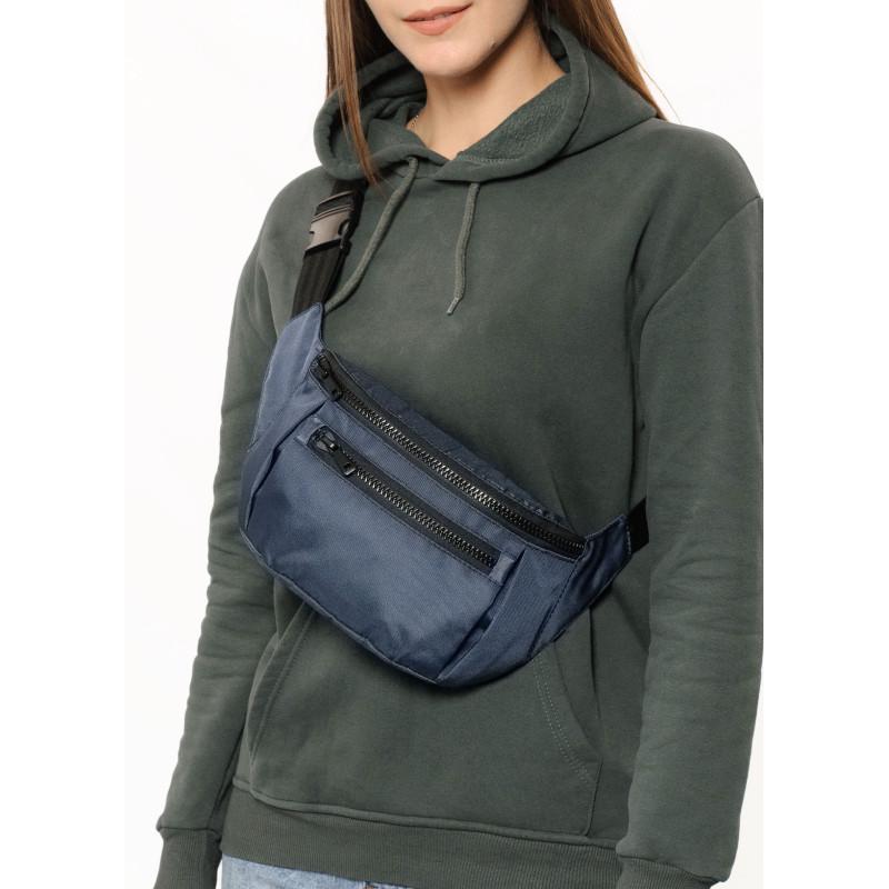 Сумка на пояс Sambag Tirso MKH 38x17x6 см Черный