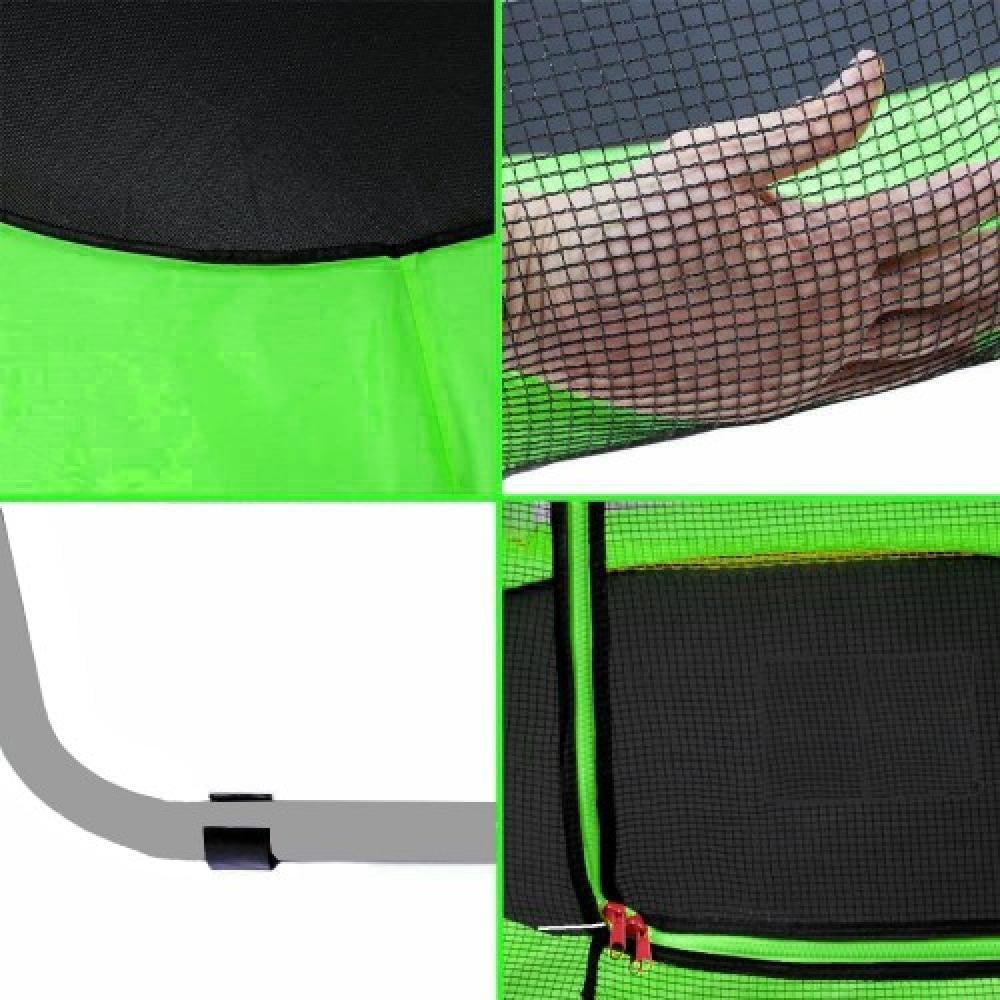 Батут детский Atleto с защитной сеткой на металлических опорах 140 см Зеленый (132-76-21000162) - фото 10 Батут детский Atleto с защитной сеткой на металлических опорах 140 см Зеленый (132-76-21000162) - фото 10