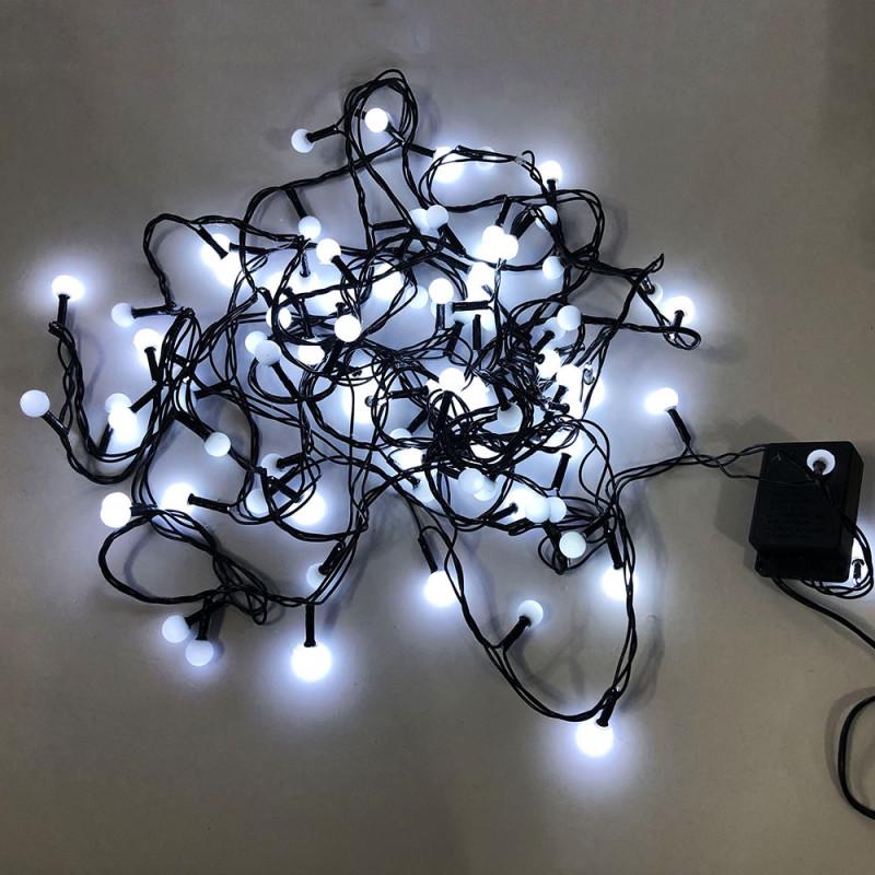 Гирлянда UKC OP01114 на 5 режимов 7 м Белый холодный (3-6-ws47445)