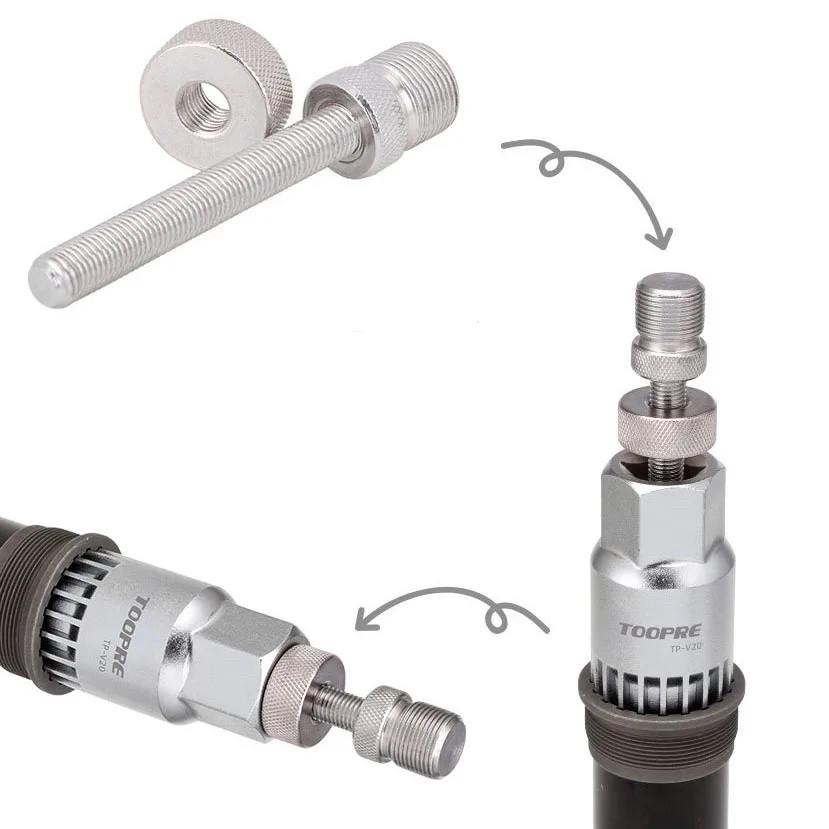 Съемник каретки велосипедной Toopre TP-V20 и дополнительный ключ - фото 2 Съемник каретки велосипедной Toopre TP-V20 и дополнительный ключ - фото 2