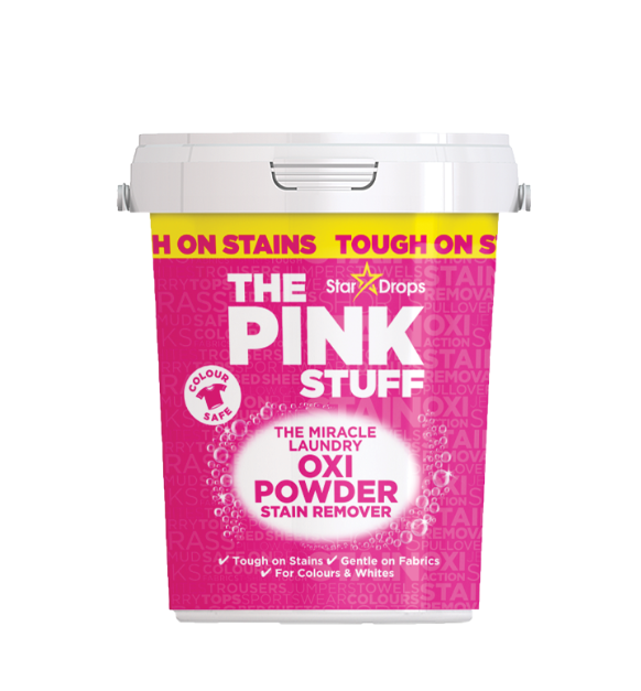 Пятновыводитель для цветных тканей The Pink Stuff Laundry Oxi Powder Stain Remover for Colours 1 кг (6559789)