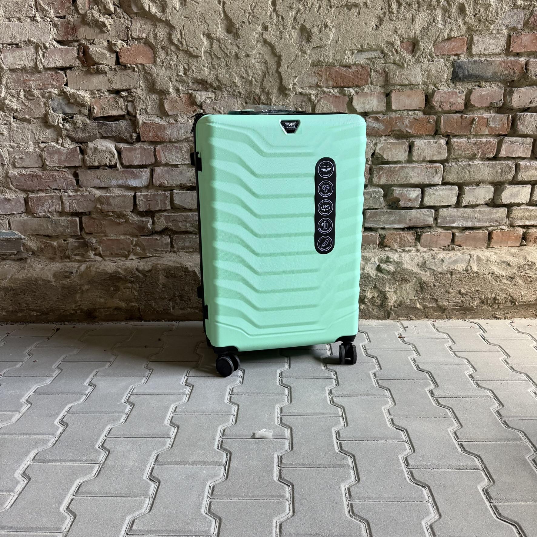 Чемодан Wings PEA01 дорожный L Мятный (26557310) - фото 2 Чемодан Wings PEA01 дорожный L Мятный (26557310) - фото 2