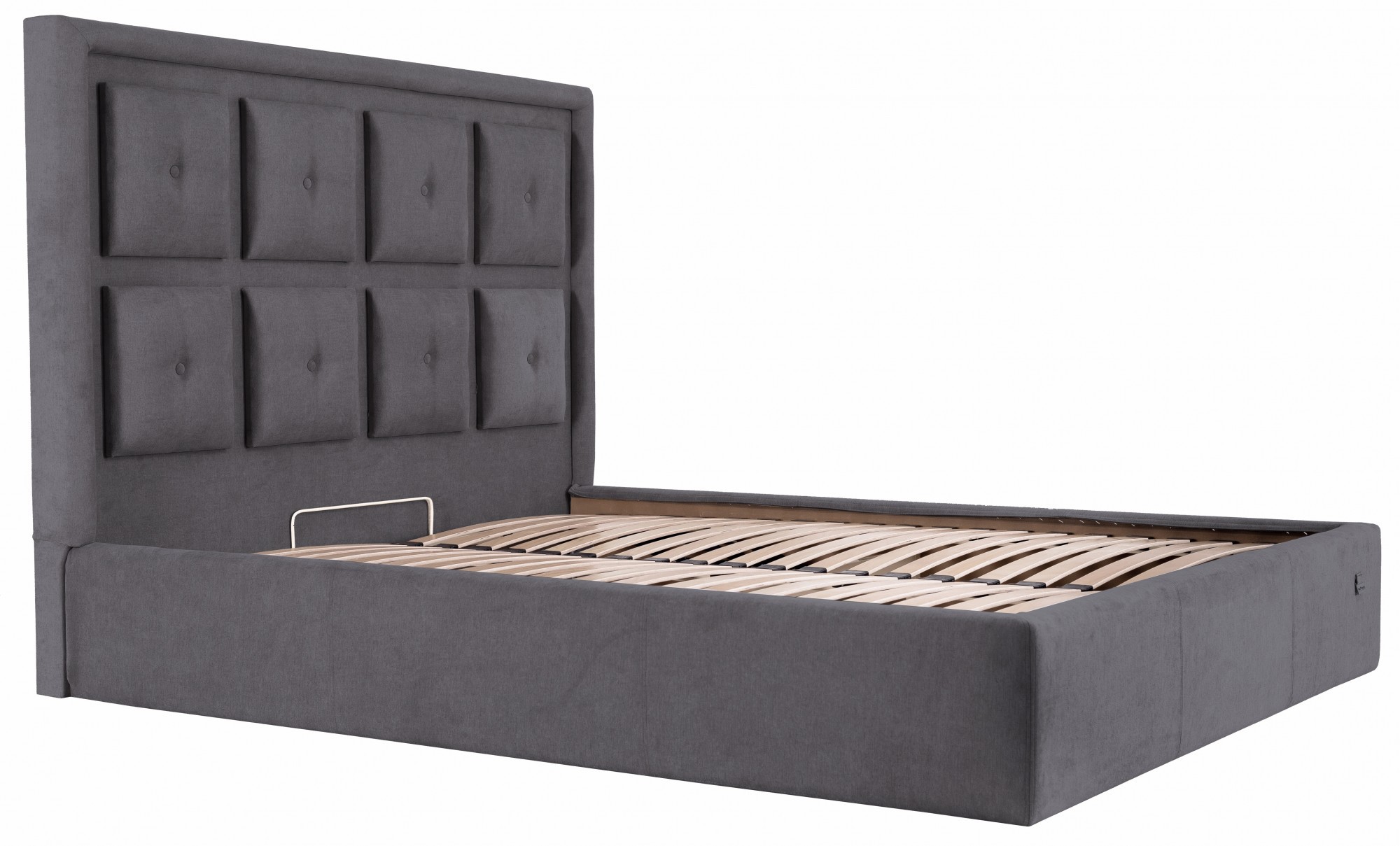 Кровать двуспальная Windsor VIP Мисти Dark Grey 160х190 см Темно-серый