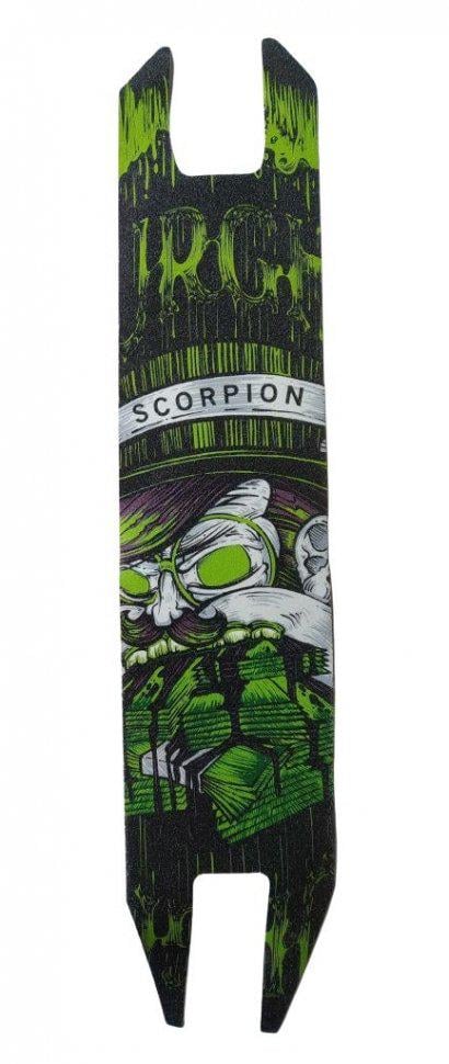 Наждак для трюкового самокату Scorpion гриптейп шкірка Зелений