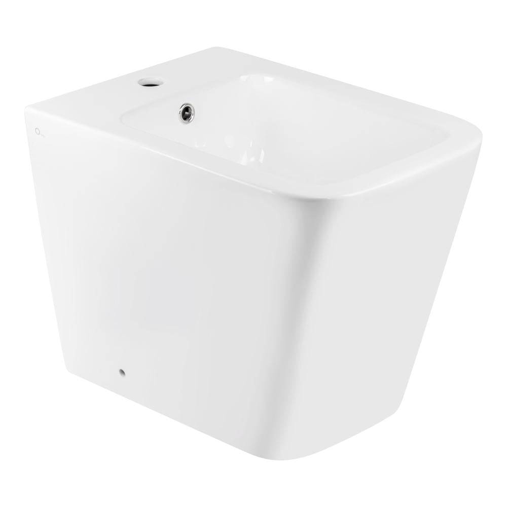 Биде напольное Qtap Crow 545х360х410 мм White (QT05443370W) - фото 1