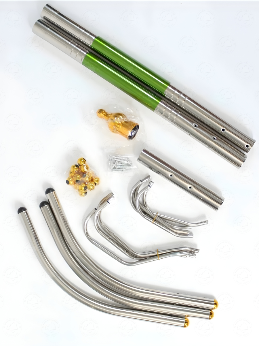 Напольная стойка для одежды 184 см 16 крючков до 30 кг Зеленый (8047659355) - фото 13 Напольная стойка для одежды 184 см 16 крючков до 30 кг Зеленый (8047659355) - фото 13