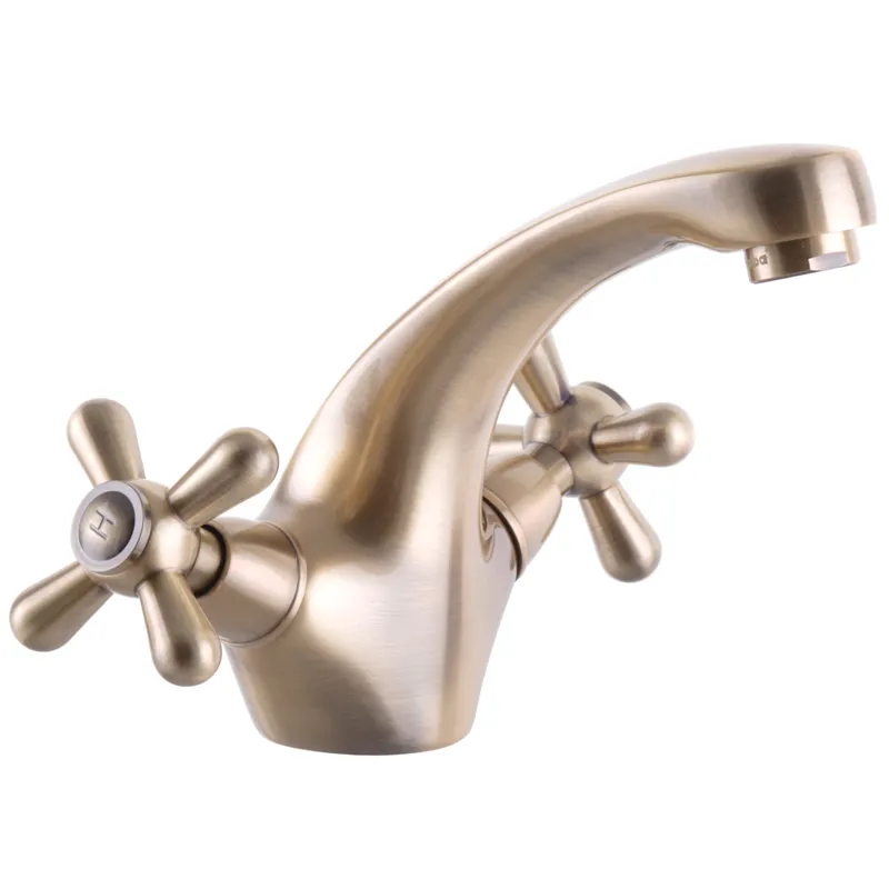 Смеситель для умывальника Haiba Dominox 161 Bronze (HB3937)