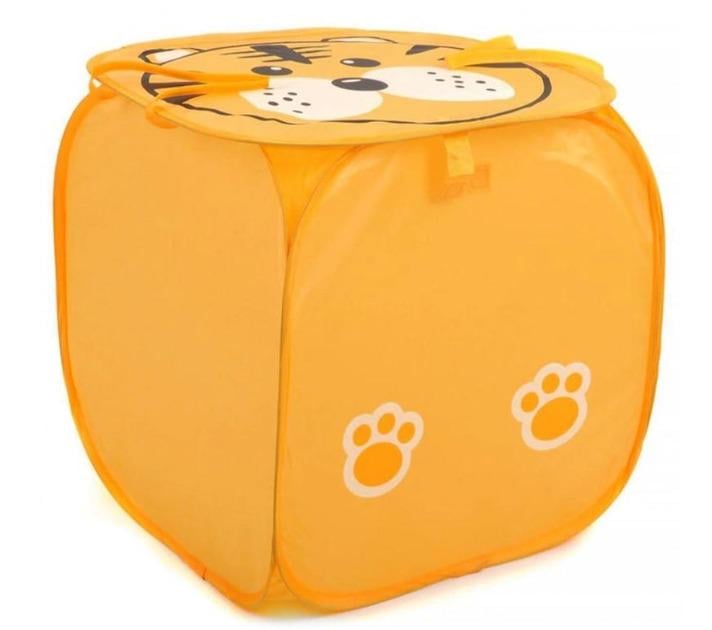 Корзина для игрушек складная Shantou M 2508 P Мишка с крышкой и ручками 45 см Корзина для игрушек складная Shantou M 2508 P Мишка с крышкой и ручками 45 см