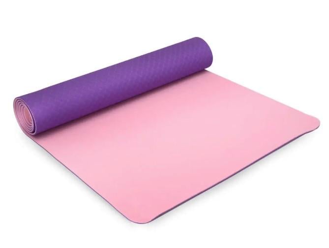 Коврик для фитнеса inSPORTline Doble 173x61x0,6 см Фиолетово-розовый (278396)