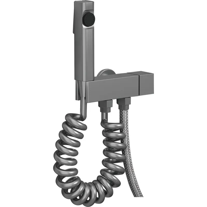 Кран для гигиенического душа и бачка унитаза Champion PHL-333 с воронкой Графит (OL-CH6552)