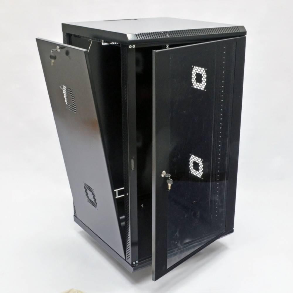 Шафа 21U акрилове скло 600х600х1040 мм Чорний (43114)