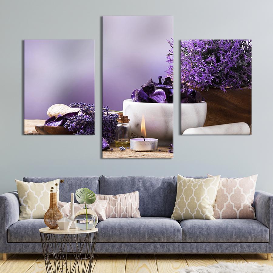 Картина для интерьера Ароматные цветы и света 96x60 см (78-32)