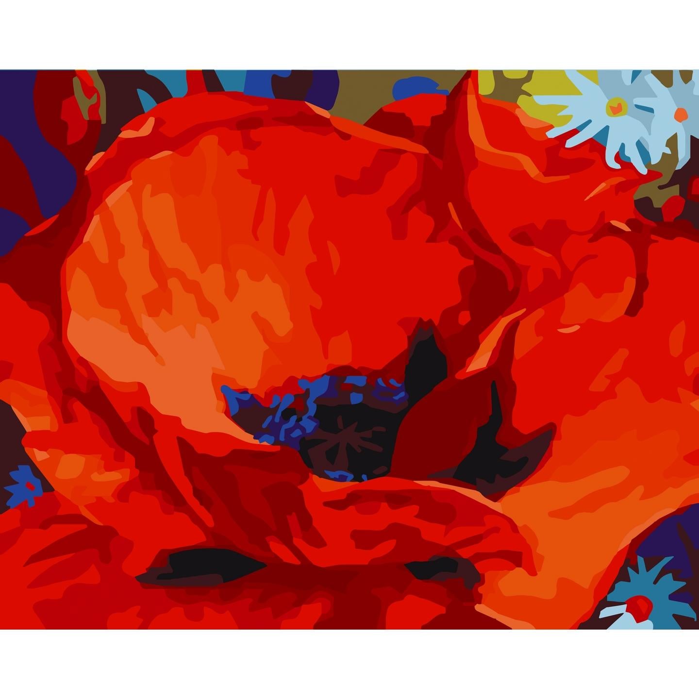 Картина по номерам ART CRAFT Роскошный цветок 40x50 см Разноцветный (PM-194-K-493)