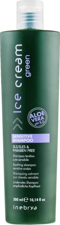 Шампунь для чувствительной кожи головы Inebrya Green Sensitive Shampoo 300 мл (1250322714)