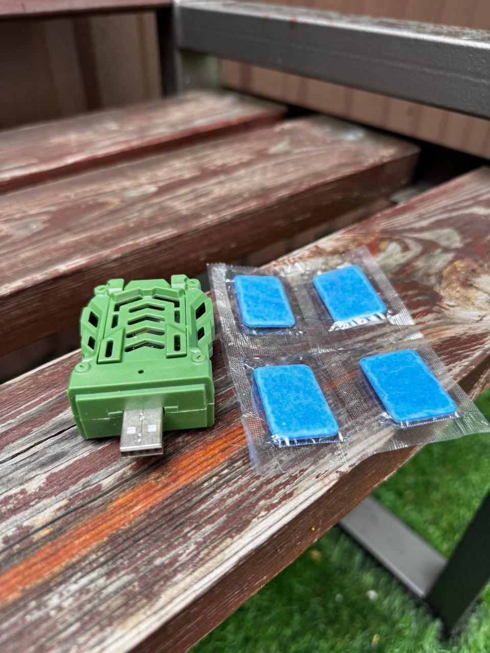 Репелент від комарів портативний Mini USB Green (94y-ypx-z89) - фото 3