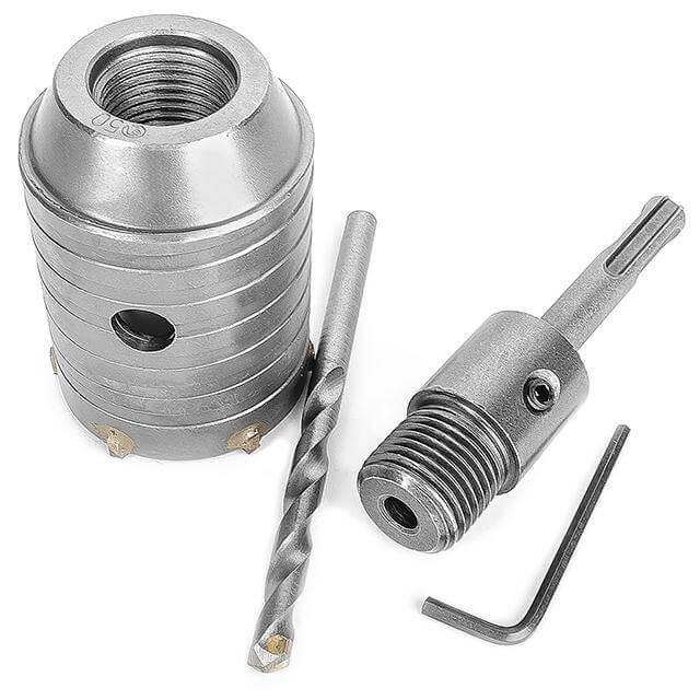 Сверло по бетону корончатое Intertool SD-7050 50 мм + переходник SDS Plus 100 мм - фото 5 Сверло по бетону корончатое Intertool SD-7050 50 мм + переходник SDS Plus 100 мм - фото 5