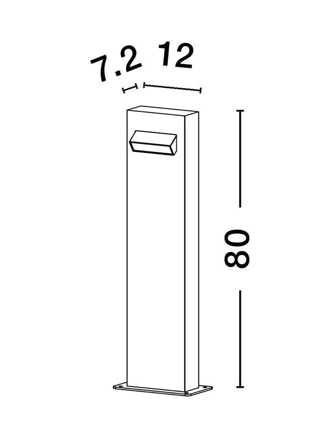 Светильник уличный Nova Luce Brigitta (9020922) - фото 4 Светильник уличный Nova Luce Brigitta (9020922) - фото 4