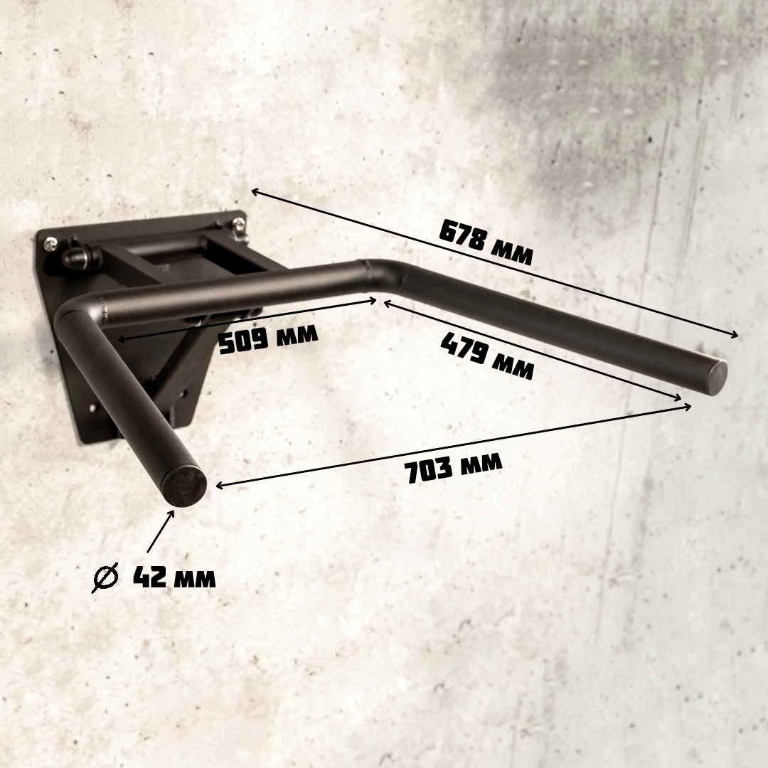 Брусья складные настенные Duduk B3 Premium с насечкой (9227513) - фото 2