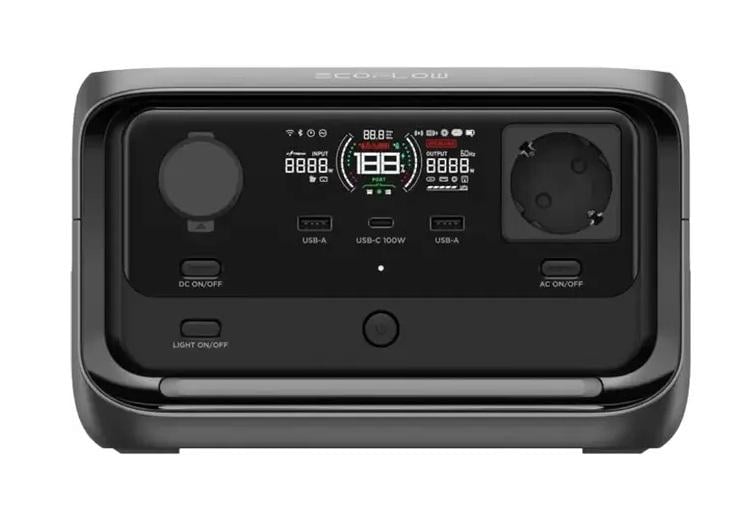Портативная зарядная станция EcoFlow RIVER 3 Plus 286 Вт·ч с технологией X-GaNPower IP54
