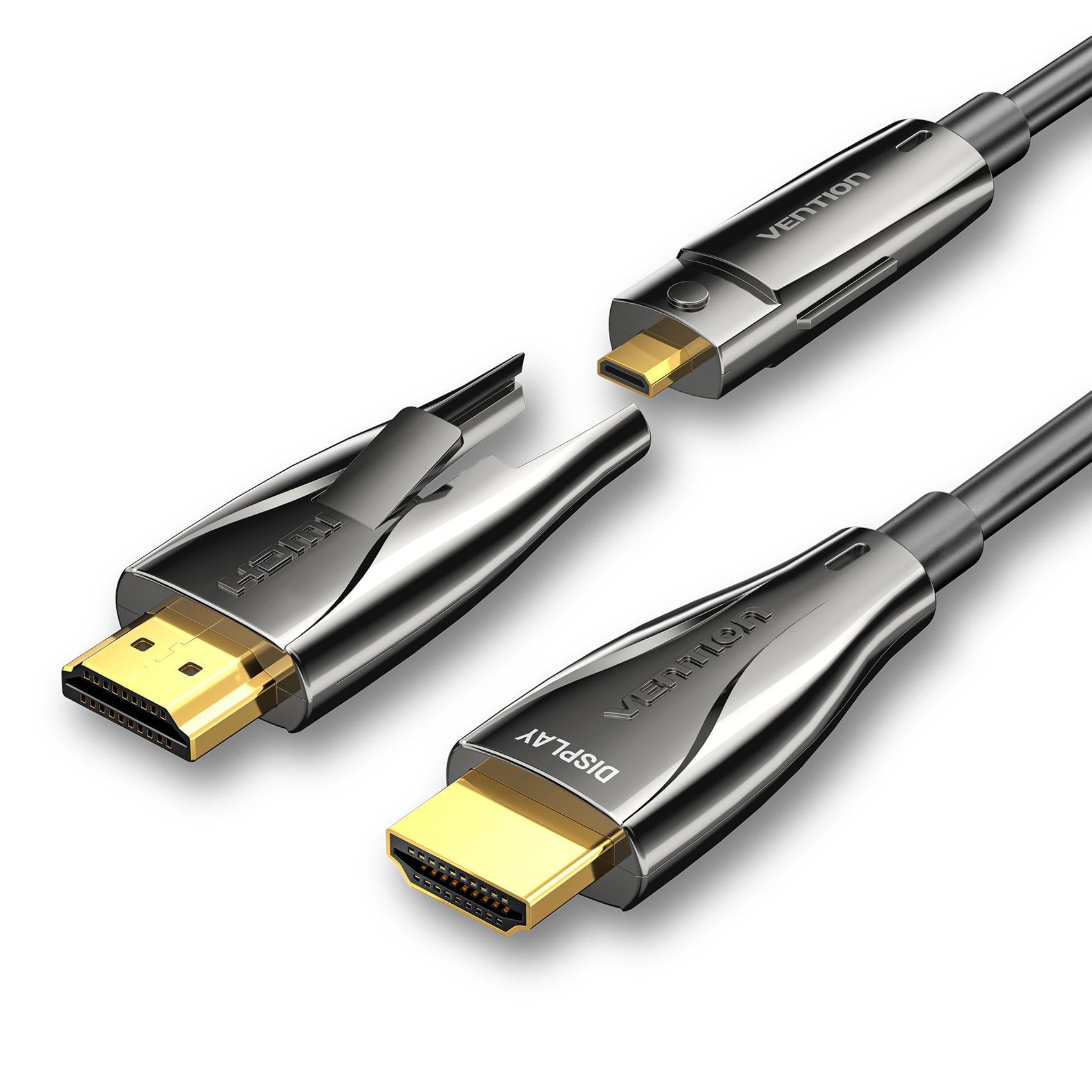 Кабель HDMI Vention оптический 15 м 4K 60Hz Черный (ALPBN)