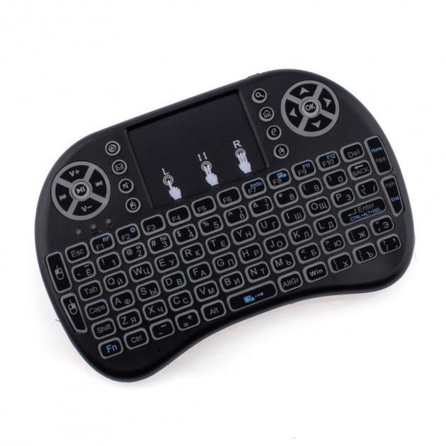 Клавиатура KEYBOARD wireless UKC MWK08/i8 LED M201 touch с пдсветкой (Keyb-004)