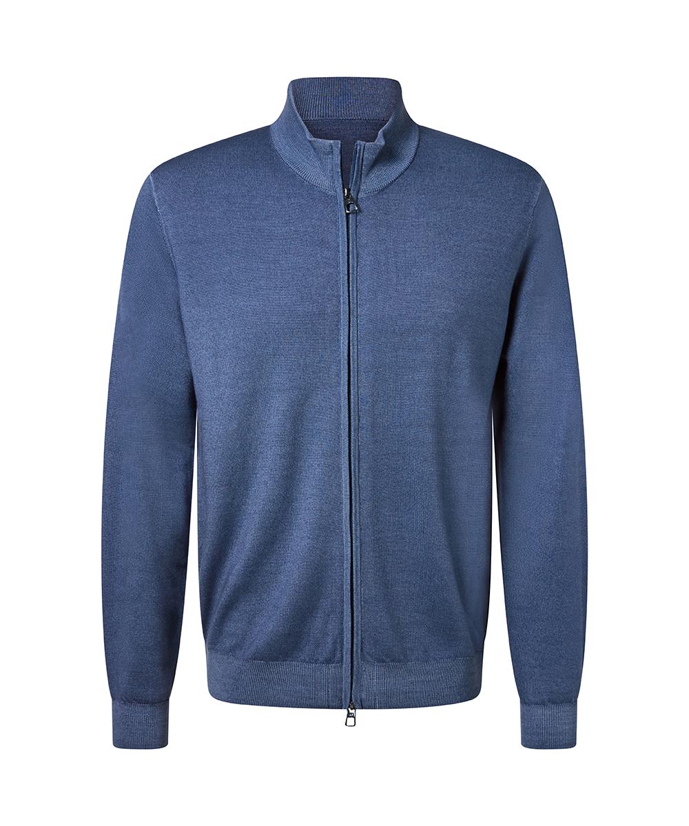 Кардиган на блискавіці чоловічий XL Синій (C5 50709.5037.6226 -XL)