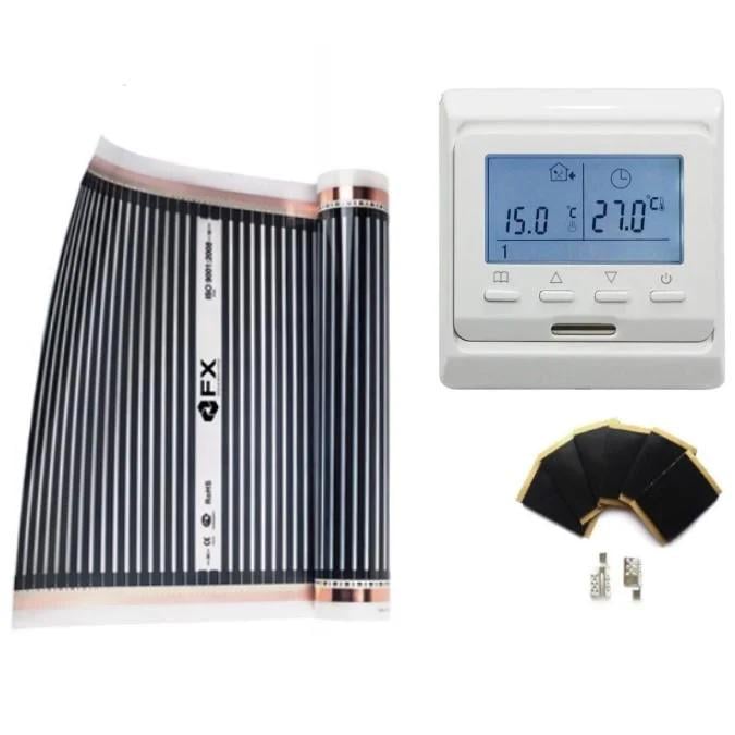 Нагрівальна плівка Felix 220 Вт/м2 40 м2 880 Вт з програмованим терморегулятором ширина 1 м