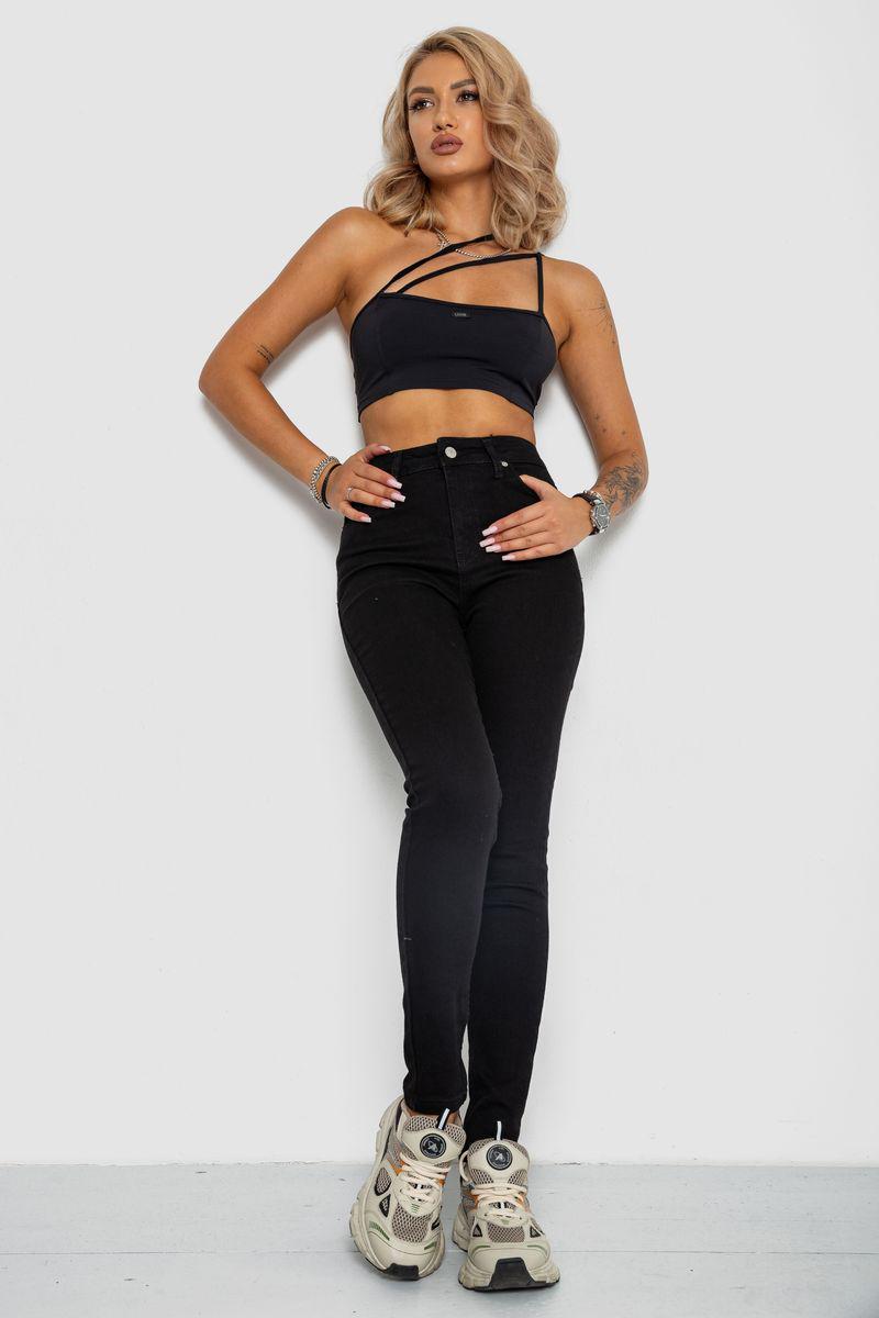 Джинсы женские однотонные Ager 244R3505 р. 26 Черный (112856_824211) - фото 2 Джинсы женские однотонные Ager 244R3505 р. 26 Черный (112856_824211) - фото 2