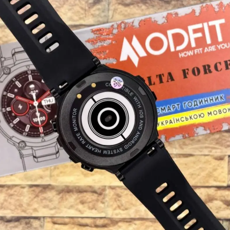 Смарт-часы Modfit Delta Force All 36 мм Black (1077-0210) - фото 6