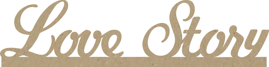 Заготовка для декупажа Rosa Talent надпись "Love story" МДФ 40х9 см (4820149908243)