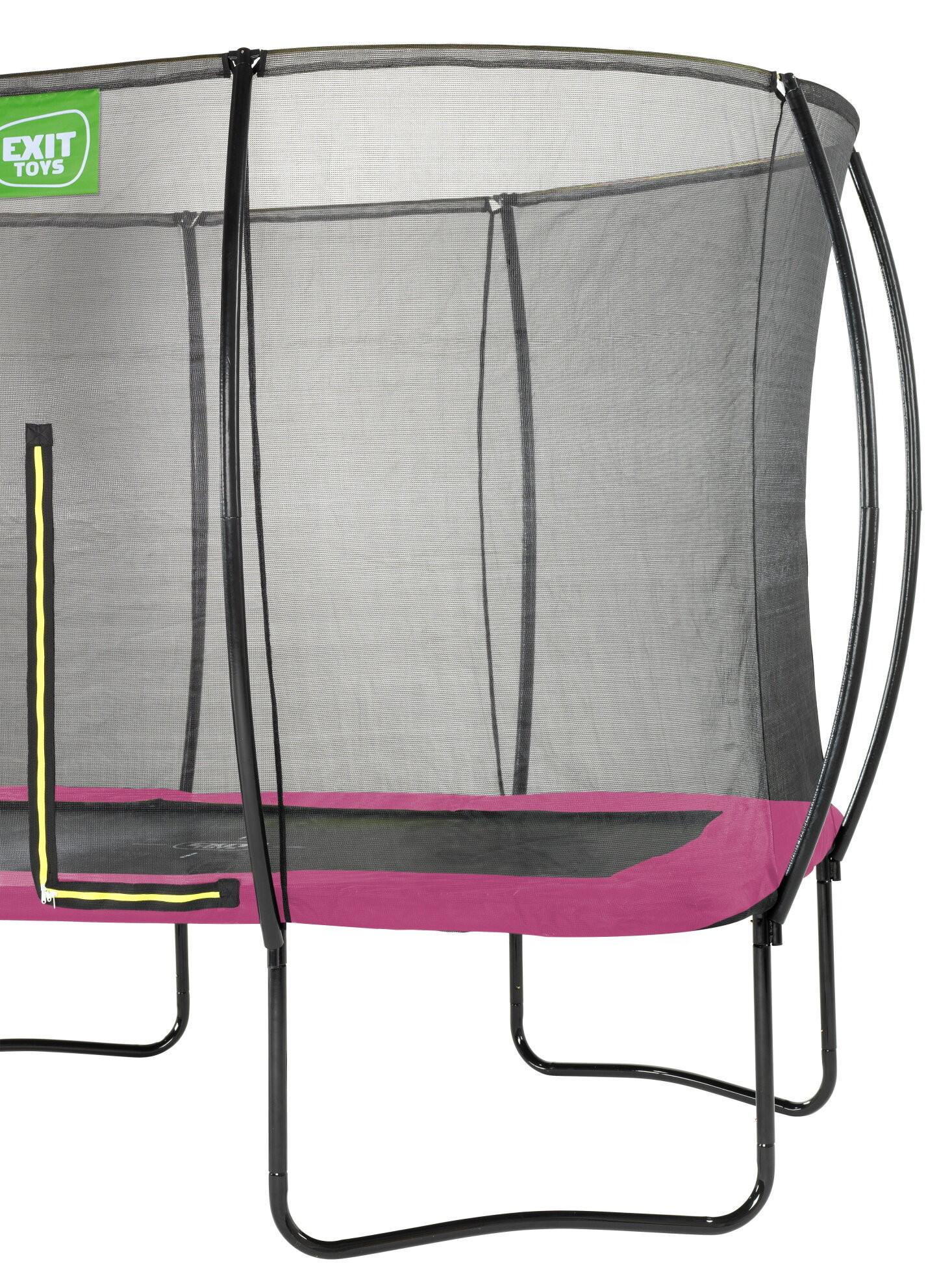 Батут Exit Toys Silhouette с защитной сеткой прямоугольный 244x366 см Розовый (1068773078) - фото 5 Батут Exit Toys Silhouette с защитной сеткой прямоугольный 244x366 см Розовый (1068773078) - фото 5