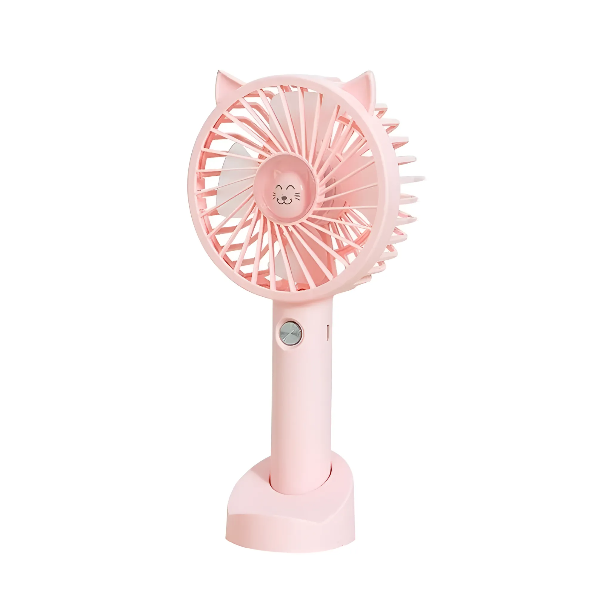 Вентилятор складной Мультфильм Cat USB 1200MA Розовый