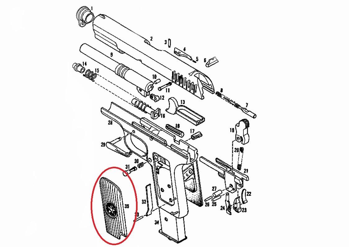 Накладки на рукоятку ТТ (2433578486) - фото 4