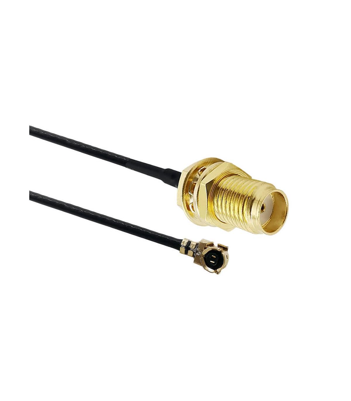 Перехідник антени відеопередавача IPEX1/UFL на SMA Female RF1.13mm 50О 50 мм 4,6 г (00-00024035)