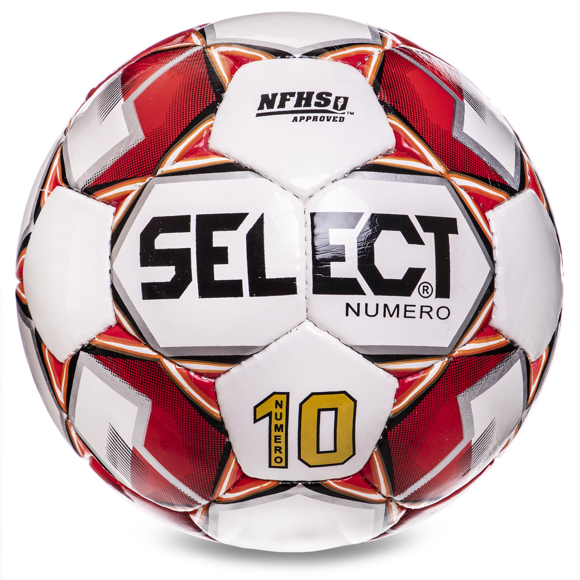 М'яч футбольний Zelart ST NUMERO 10-IMS FB-2983 №5 PU Білий/Червоний (DR008216)