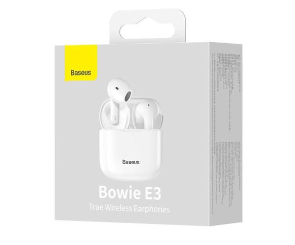 Навушники гарнітура Bluetooth Baseus Bowie E3 NGTW080002 White - фото 4