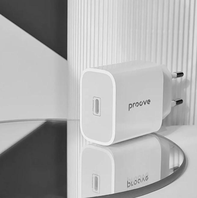 Сетевое зарядное устройство МЗП Proove Mocan 20W/Type-C White - фото 5 Сетевое зарядное устройство МЗП Proove Mocan 20W/Type-C White - фото 5