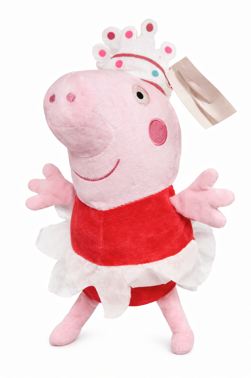 Мягкая игрушка Peppa Pig Пеппа-балерина плюшевая с музыкой на батарейках 25 см