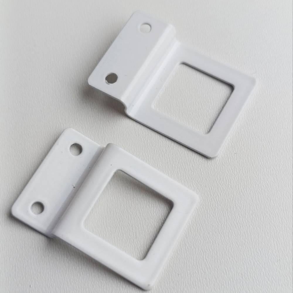 Ручка внутренней вставной москитной сетки под саморез Z-образная металлическая 2 шт. Белый (30068273)