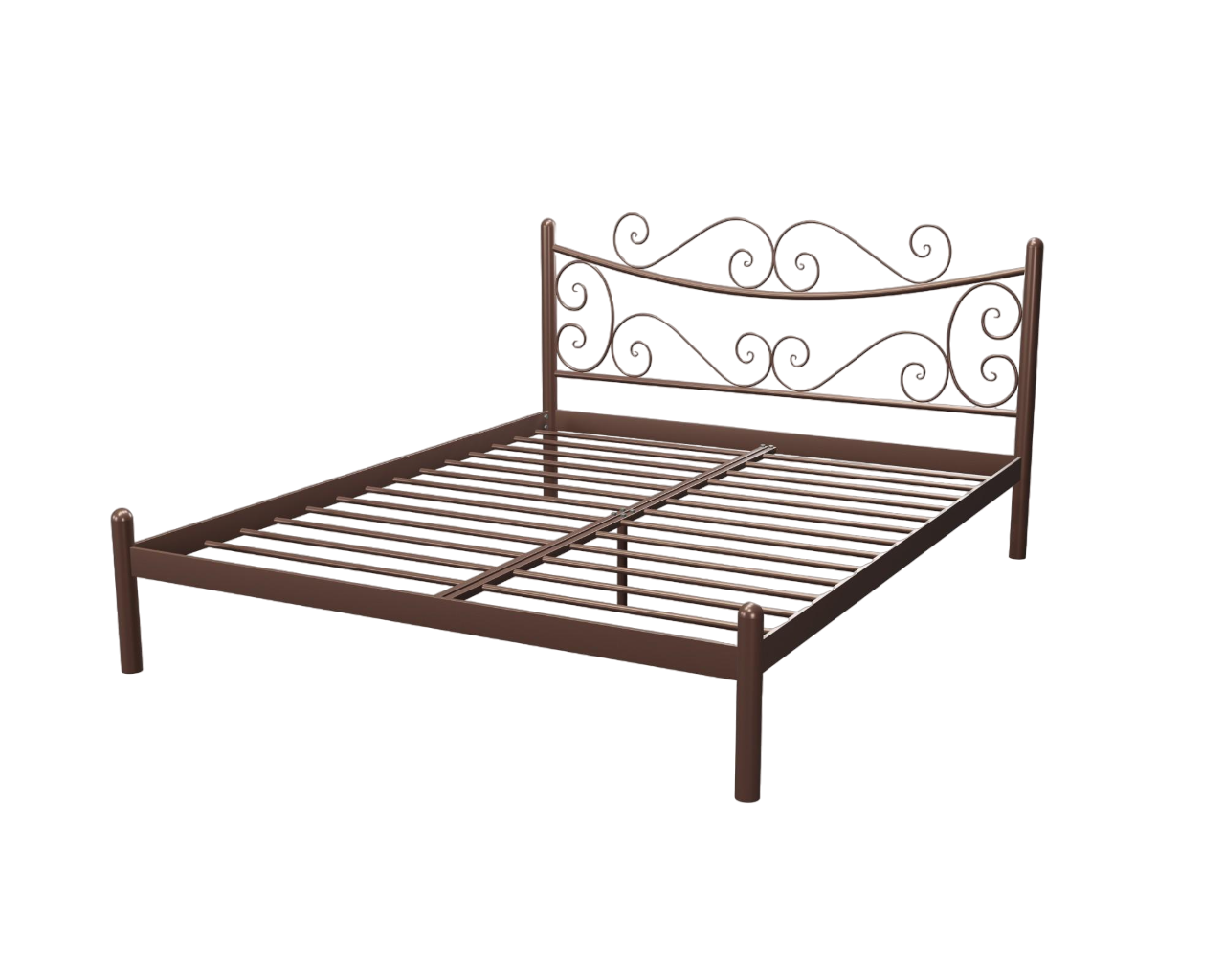 Кровать двухспальная AzalyaDesign 180х190 см Коричневый (ten_0020)