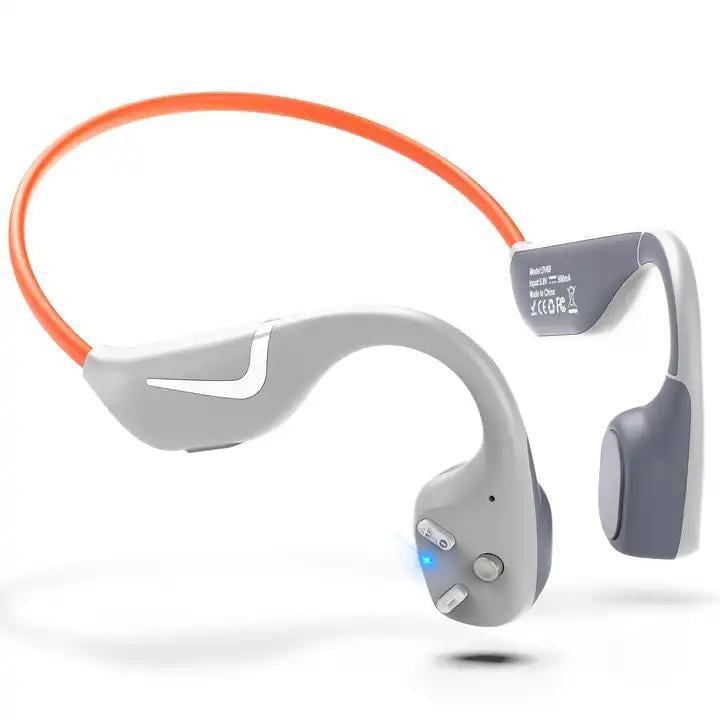 Наушники беспроводные костные Paramita DV68 Bluetooth 5.3 RGB Серо-оранжевый (26389572) Наушники беспроводные костные Paramita DV68 Bluetooth 5.3 RGB Серо-оранжевый (26389572)