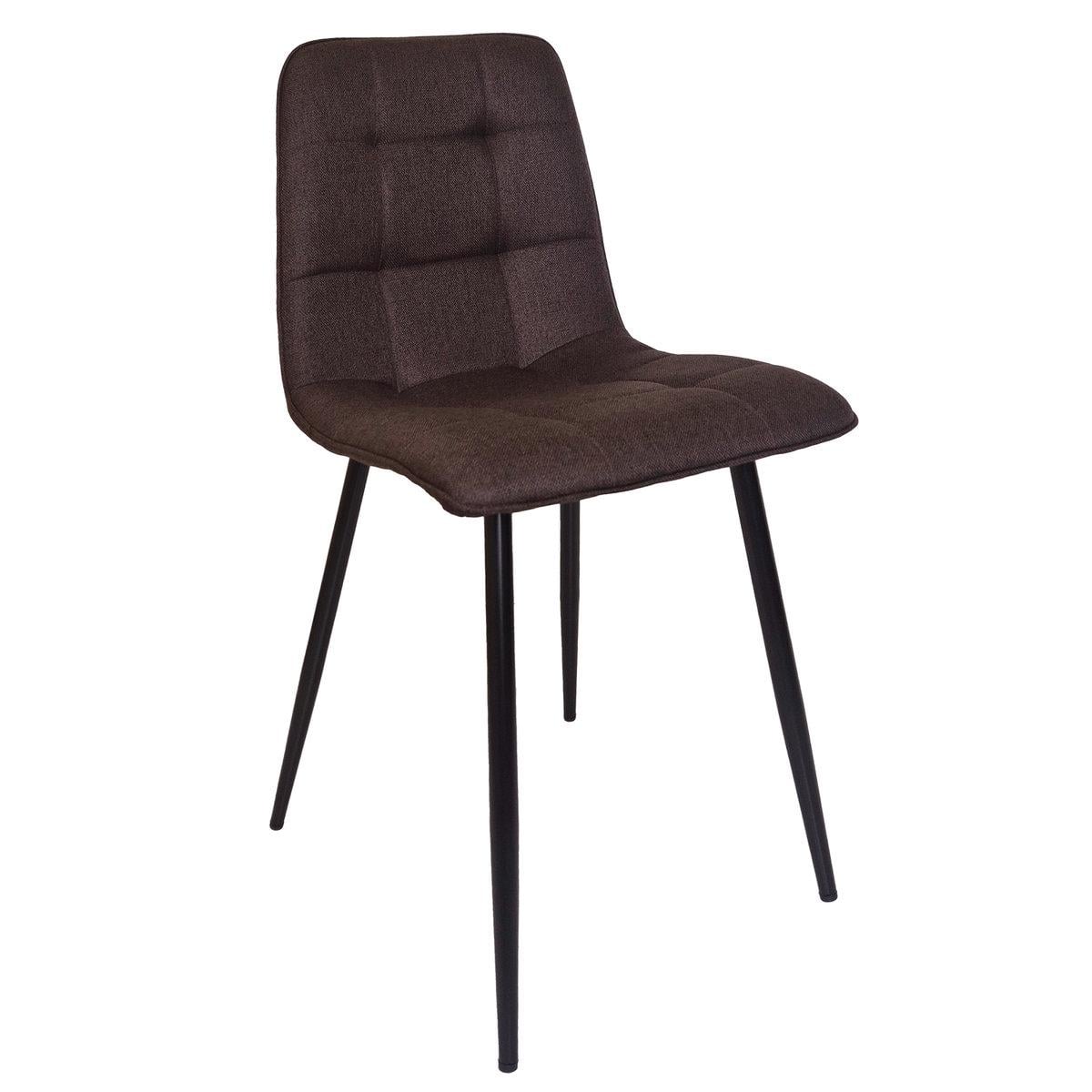 Стул кухонный MIA TEX Intarsio Черный/Коричневый