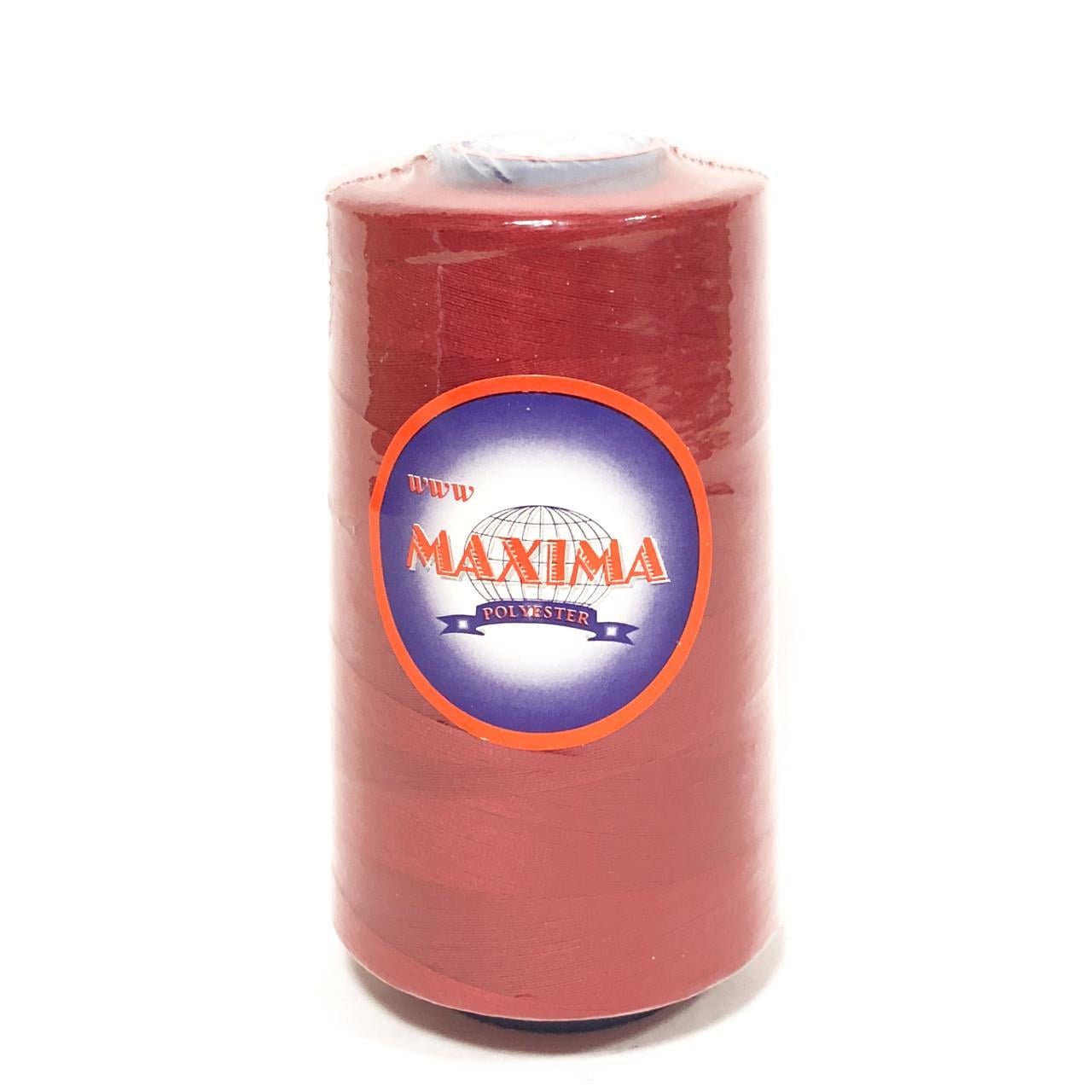 Нитки швейные Maxima 40/2 Темно-красный (218)