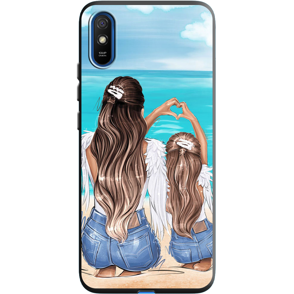 Чохол BoxFace Xiaomi Redmi 9A Family Vacation Чорний силікон (40304-up2380-40509)