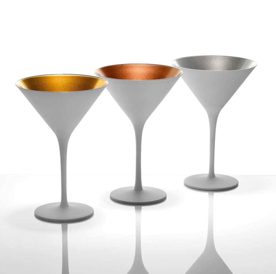 Набор бокалов для мартини Stölzle Lausitz Elements Bronze 240 мл 6 шт. Белый (1408825-1) - фото 6 Набор бокалов для мартини Stölzle Lausitz Elements Bronze 240 мл 6 шт. Белый (1408825-1) - фото 6